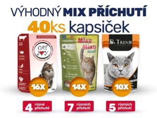 Levnější než nákup jednotlivých balení! 😻 Dopřejte své kočce, aby si každý den pochutnala na něčem jiném 🐾 a mrkněte na...